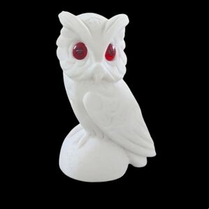 Red Eyed Owl Statue Vintage MCM